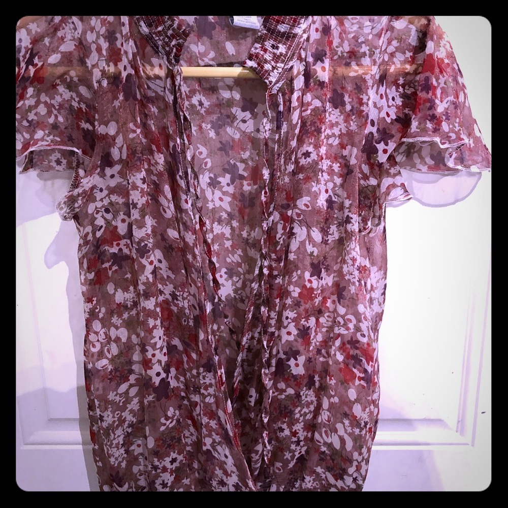Sheer blouse